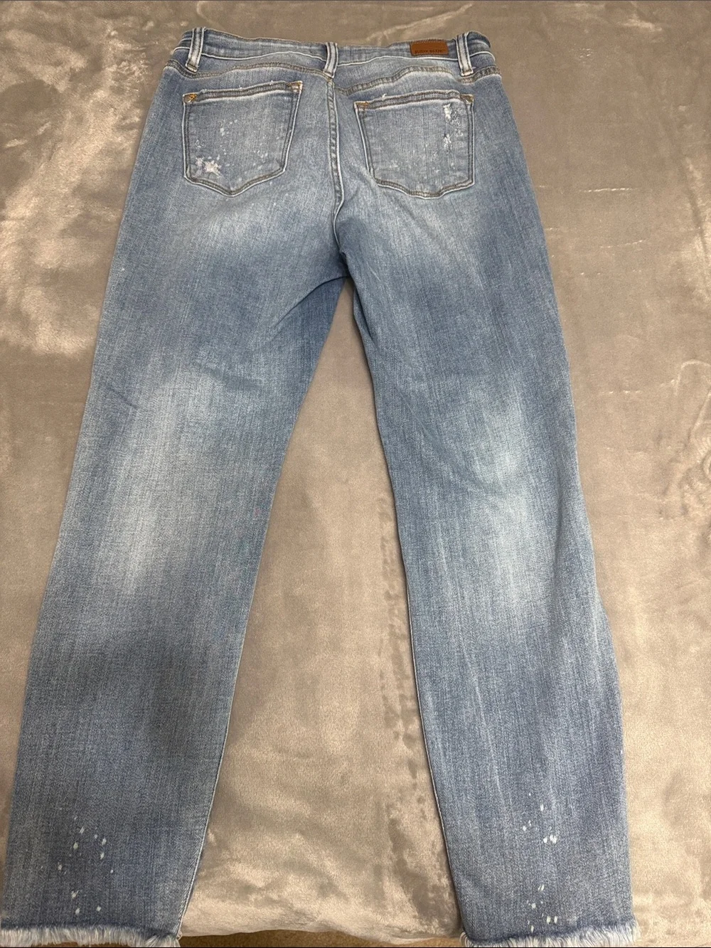 Judy Blue Distressed Medium Blue Boyfriend Jeans style JB82155LT item 72521